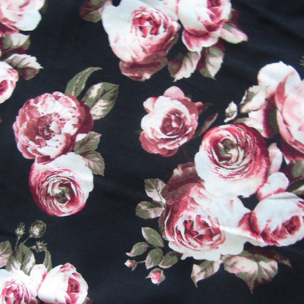 Wishful Park Rose Mini Dress With Belt Super Cute - Picture 8 of 8